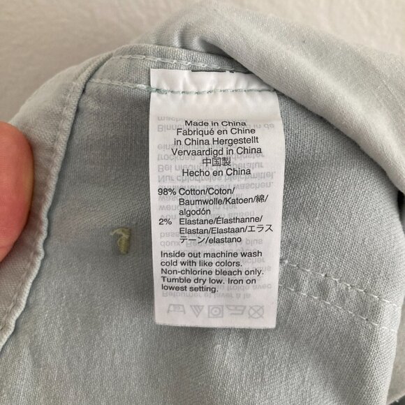 Madewell Carpenter Jeans Cropped Light Blue High Rise 90s Baggy Casual Size 29 - Picture 8 of 9